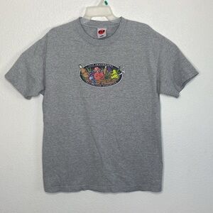 FLIP Skateboard Satisfaction Guaranteed Vintage Gray T Shirt Size L